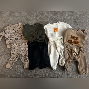 Baby Clothing Set with Graphic Prints